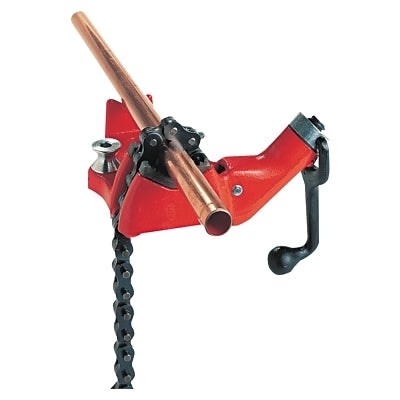 Top Screw Bench Chain Vise, BC410A, 1/8 in to 4 in Pipe Cap