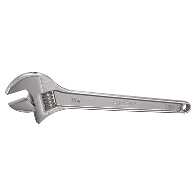 Adjustable Wrenches, 15 in Long, 1 11/16 in Opening, Cobalt Plated