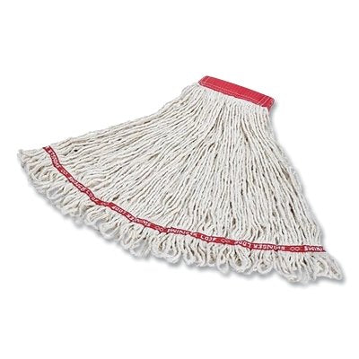 Swinger Loop Wet Mop Head, 4-Ply, Large, Cotton/Synthetic Yarn, for Invader Side Gate Handle, 5 in W