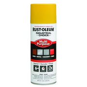 Industrial Choice 1600 System Enamel Aerosol, 12 oz, OSHA Safety Yellow, Hi-Gloss