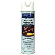 Industrial Choice M1600/M1800 System Precision-Line Inverted Marking Paint, 17 oz, White, M1800 Water-Based
