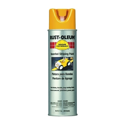 High Performance 2300 System Inverted Striping Paint, 18 oz, Yellow, Matte