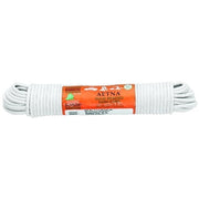 Interlocked Sash Cord, 800 lb Capacity, 100 ft, Cotton, White