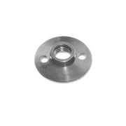 Spiralcool center nut 5/8-11, round flanged stainless steel disc with two holes for grinder backing pad