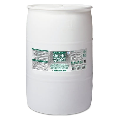 Crystal Simple Green Industrial Cleaner and Degreaser, 55 gal, Drum, Unscented
