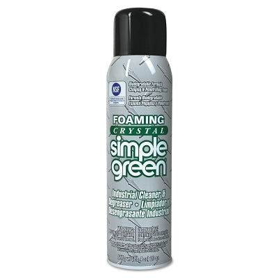 Foaming Crystal Simple Green Industrial Cleaner and Degreaser, 20 oz, Aerosol Can, Unscented