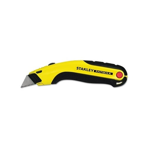 Stanley FATMAX retractable utility knife 6-5/8 in yellow black metal rubber handle carbon steel blade utility knife