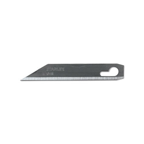 Stanley 11-041 utility pocket knife blade 2-9/16 in stainless steel angled-tip slant-point replacement blade