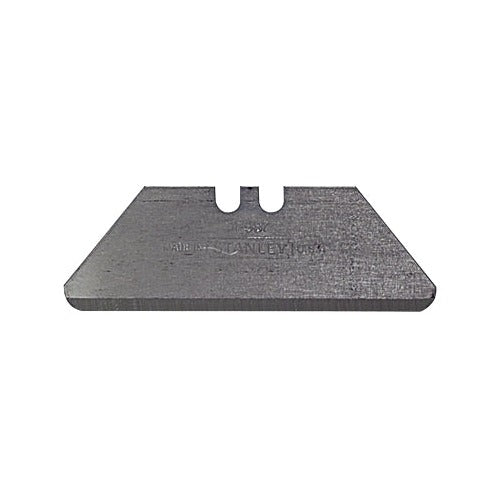 Stanley round point utility blade 1-7/8 in steel trapezoidal two-notch 100-pack utility knife blade
