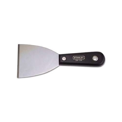 Stanley 28-139 wall scraper 3 in wide stiff steel blade nylon handle black riveted hand tool