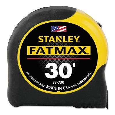 FatMax Classic Tape Measure, 1-1/4 in W x 30 ft L, SAE, Black/Yellow Case