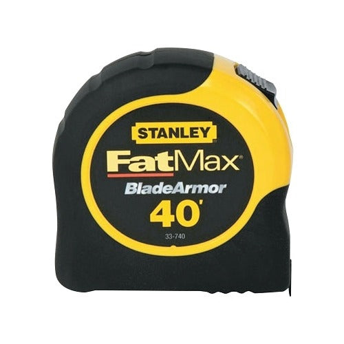 Stanley FatMax 33-716 classic tape measure 1-1/4 in wide blade 16 ft yellow and black case Made in USA tape measure