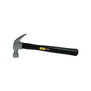 Stanley wood handle nail hammer hickory handle 13-1/4 in length 16 oz high carbon steel head curved claw hammer