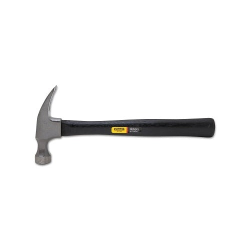 Stanley nail hammer hickory wood handle high carbon steel head 12-3/4 in length 16 oz nail hammer
