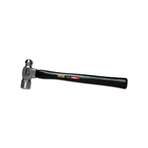 Stanley ball pein hammer straight hickory handle 15-1/16 in length high carbon steel 24 oz head hand tool