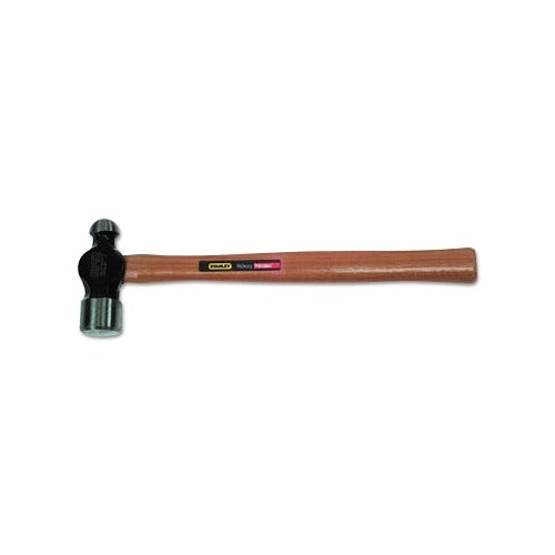 Stanley ball pein hammer 32 oz high-carbon steel head 16 in straight hickory handle Stanley label hand tool
