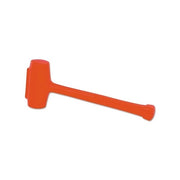 COMPO-CAST Soft-Face Sledge Hammer, 5 lb Head, 2-3/4 in dia Face, 19-5/8 in OAL, Orange