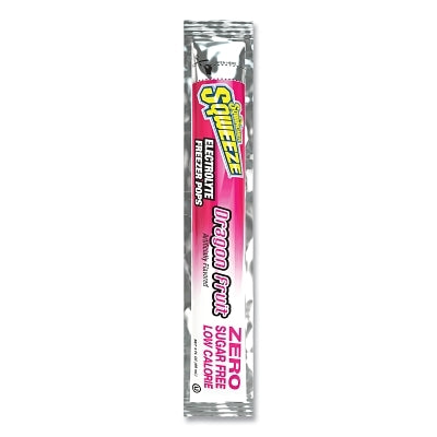 Sqweeze ZERO Freezer Pop, 3 oz, Tube, 3 oz Yield, Assorted Flavors