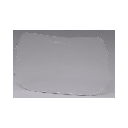 3M Speedglas 100 Series outside protection plate 5x3 in, clear polycarbonate cover lens, welding helmet accessories