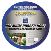 Heavy Duty Cold/Hot Water Premium Rubber Hose, 5/8 in dia X 50 ft, Black