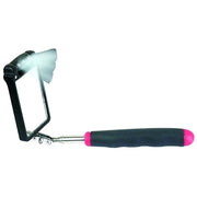 Lighted Inspection Mirror, 3-1/2 x 2-1/4 in, 6-3/4 in to 30 in L