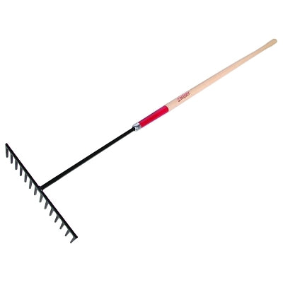 Level Rake, 16 in Forged Steel Blade, 60 in White Ash Handle