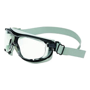 Carbonvision Safety Goggle, Clear Lens, Black/Gray Frame, Dura-Streme, Neoprene