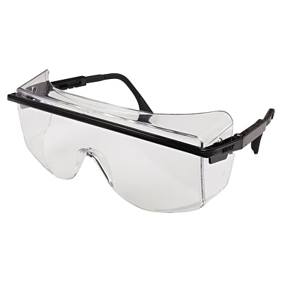 Astrospec OTG 3001 Eyewear, Clear Lens, Anti-Fog, Black Frame