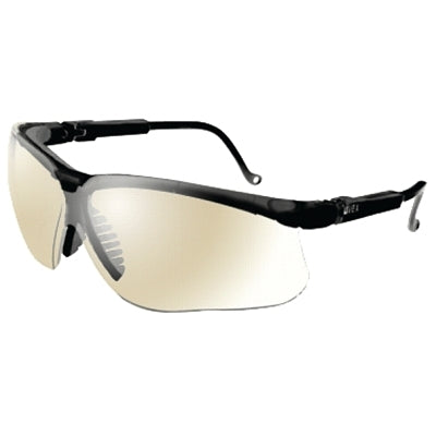 Genesis Eyewear, SCT-Reflect 50 Lens, Polycarbonate, Ultra-dura, Black Frame