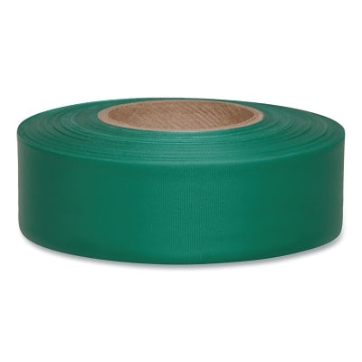 Taffeta Flagging Tape, 1-3/16 in x 300 ft, Green