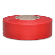 Taffeta Flagging Tape, 1-3/16 in x 300 ft, Red