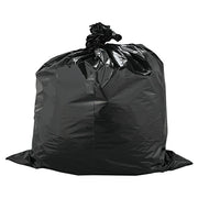 FLEX-O-BAG Trash Can Liners and Contractor Bags, 33 gal, 1.5 mil, 33 in X 40 in, Black, High Count Industrial Liner