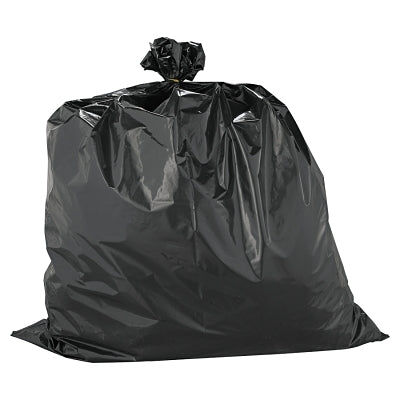 FLEX-O-BAG Trash Can Liners and Contractor Bags, 33 gal, 2.5 mil, 33 in X 40 in, Black, Extra HD Contractor Bag