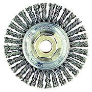 Roughneck Max Stringer Bead Wheel, 4 in dia x 3/16 in W, 0.020 in Steel Wire, 20000 RPM