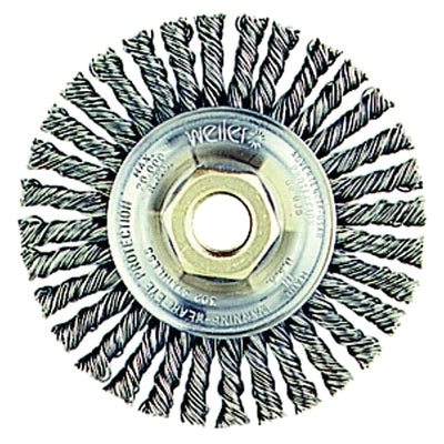 Roughneck Max Stringer Bead Wheel, 4 in dia x 3/16 in W, 0.020 in Steel Wire, 20000 RPM
