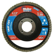 Vortec Pro Abrasive Flap Disc, 4-1/2 in dia, 36 Grit, 7/8 Arbor, 13000 rpm, Type 29