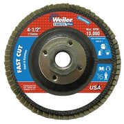 Vortec Pro Abrasive Flap Disc, 4-1/2 in dia, 36 Grit, 5/8 in-11, 13000 rpm, Type 29