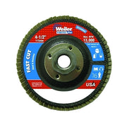 Vortec Pro Abrasive Flap Disc, 4-1/2 in dia, 120 Grit, 5/8 in-11, 13000 rpm, Type 29