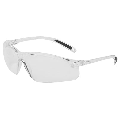 A700 Series Safety Glasses, Clear Lens, Polycarbonate, Hard Coat, Clear Frame