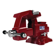 Utility Bench Vise, 6-1/2 in Jaw Width, 4 in Throat Depth, 360° Swivel Base