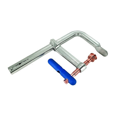 4800S Series Heavy-Duty Spark-Duty Copper-Plated F-Clamp, 48 in Opening, 7 in Throat Depth, 4,880 lb Load Cap