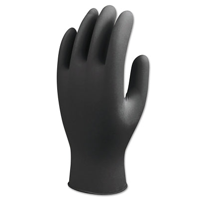 7700 Series Nitrile Gloves, Nitrile, 4 mil, Large, Black