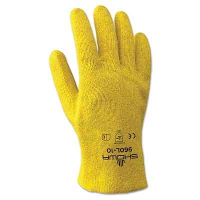 KPG PVC Coated Gloves, Medium, Yellow
