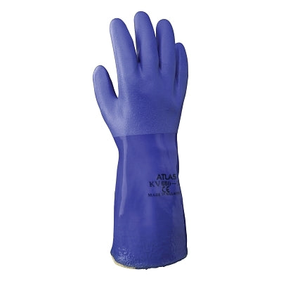 KV660 Kevlar PVC Coated Gloves, X-Large, Blue