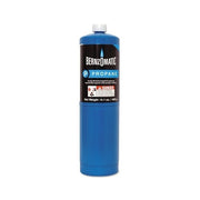 Worthington Cylinders TX-9 propane cylinder 14.1 oz blue steel BernzOmatic-labeled portable propane fuel cylinder