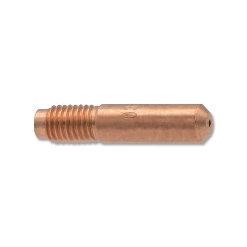 Best Welds MIG contact tip 0.045 in Miller style standard, copper threaded base with tapered nose and wire bore