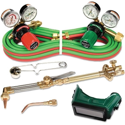 G250 Series Cutting and Welding Outfit, 3/8 in to 5 in Cutting Cap, CGA-540/CGA-510, Deluxe
