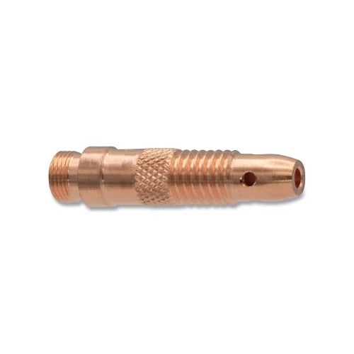Best Welds TIG collet body 3/32 in for torch 17, 18, 26, copper knurled body with side gas port and threaded end