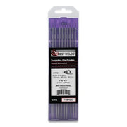 E3 Tungsten Electrode, 1/16 in dia x 7 in L, 10 PK