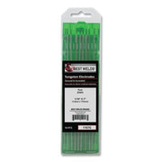 Pure Ground Tungsten Electrode, 1/16 in x 7 in, 10 PK